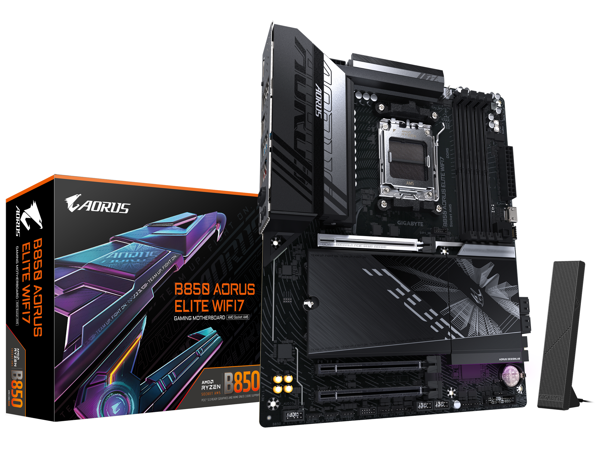 GIGABYTE B850 AORUS ELITE WIFI7 AMD AM5 LGA 1718 Motherboard, ATX